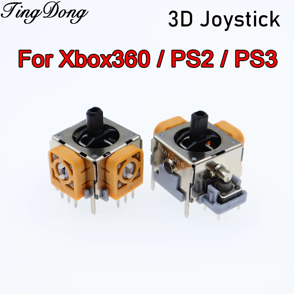 10-20 Stück Ersatz-Analog-Joysticks für Xbox 360, PS2, PS3 Controller, Hochwertige 3D-Sensor-Potentiometer Reparaturteile