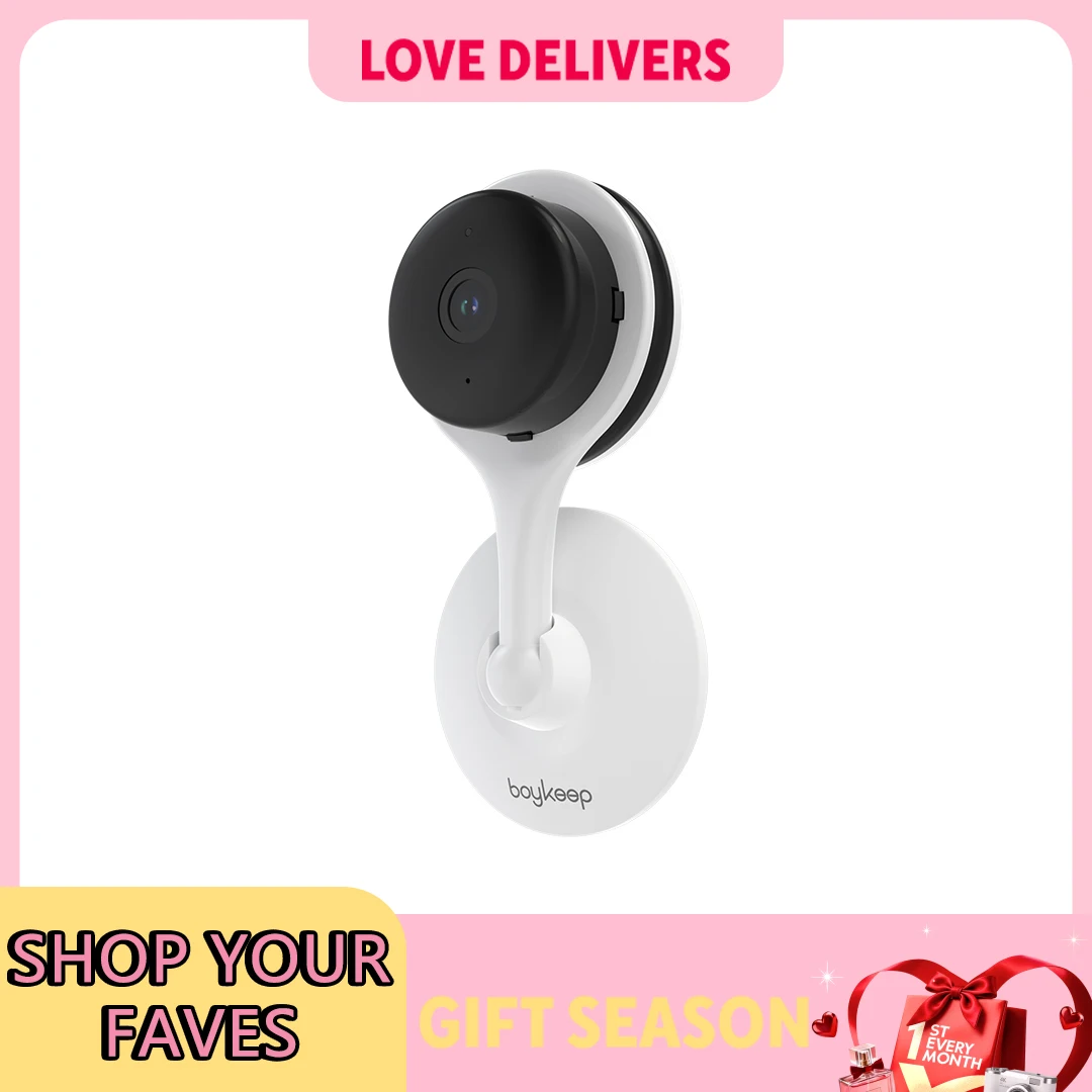BoyKeep Überwachungskamera 3MP 5/2,4 GHz WiFi Indoor Home Security Mini IP Smart Familie CCTV Haustierkamera Videomonitor 24/7 K10 Image