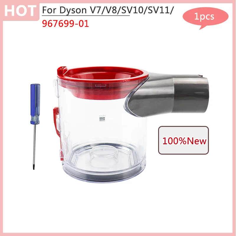 Für Dyson V7 V8 SV10 SV11 Roboter Staubsauger 100% Neue Staub Tasse Mülleimer Schraubendreher Haushalts Zubehör Nr. 967699-01 Image