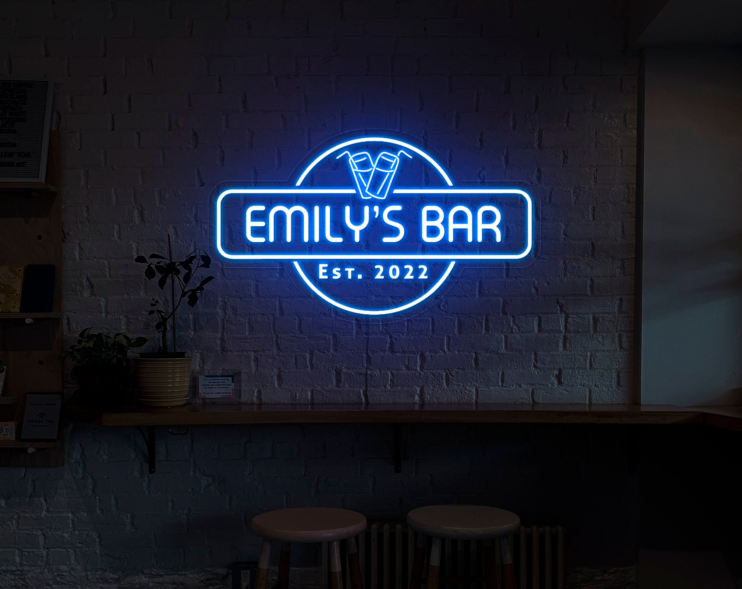 Insegna al neon per bar personalizzata, insegna luminosa per bar personalizzata, insegna luminosa per bar, luce al neon per bar, insegna a LED per bar