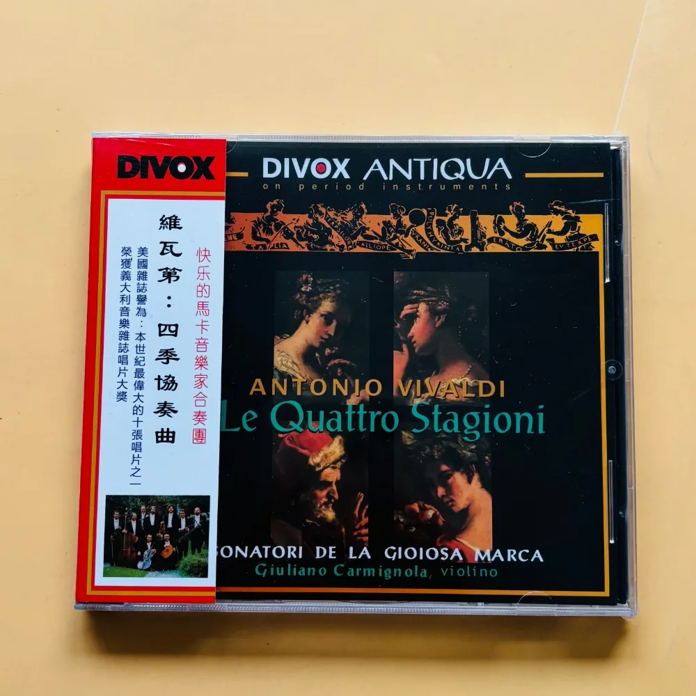 Vivaldi The Four Seasons Concertos Klassische Frühmusik Audiophile CD Brandneu, versiegelt, auf Lager Image