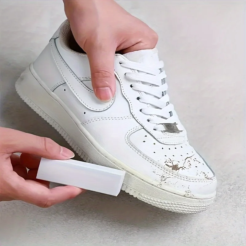 1pc Wiederverwendbare Reinigung Radiergummi Schuhe Reinigung Radiergummi Wildleder Schaffell Matte Leder Und Leder Stoff Pflege Schuhe Pflege Leder Image