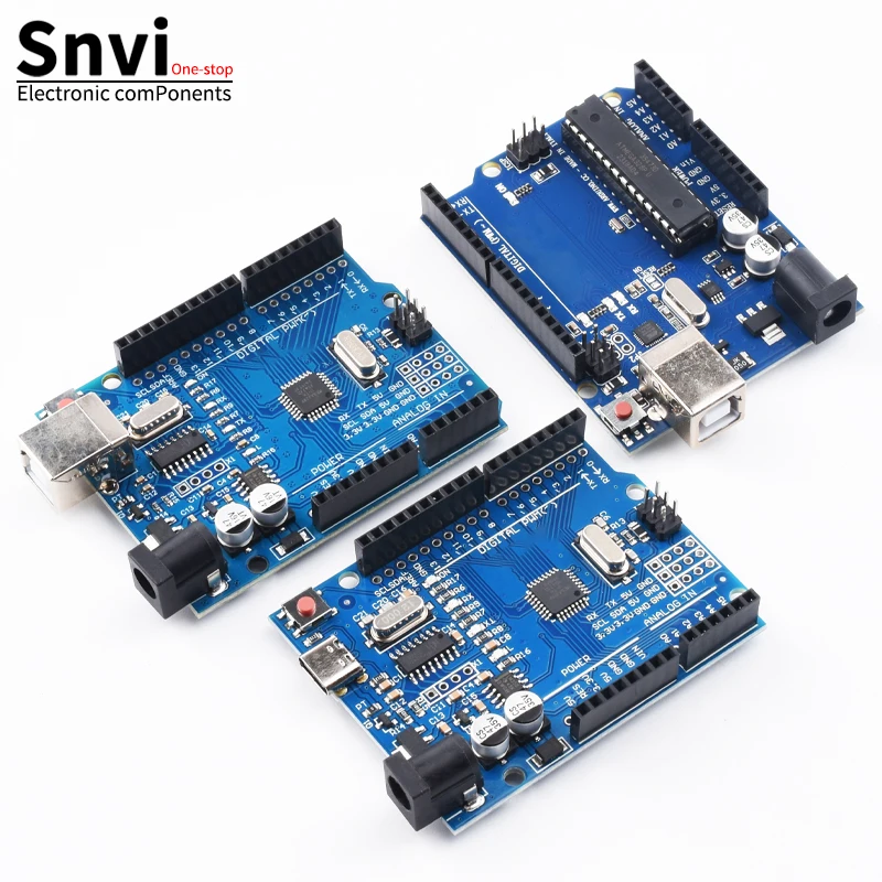 UNO R3 Entwicklungsboard ATMEGA328P CH340 / ATEGA16U2 kompatibel für Arduino mit Kabel R3/R4 UNO Proto Shield Erweiterungsplatine Image