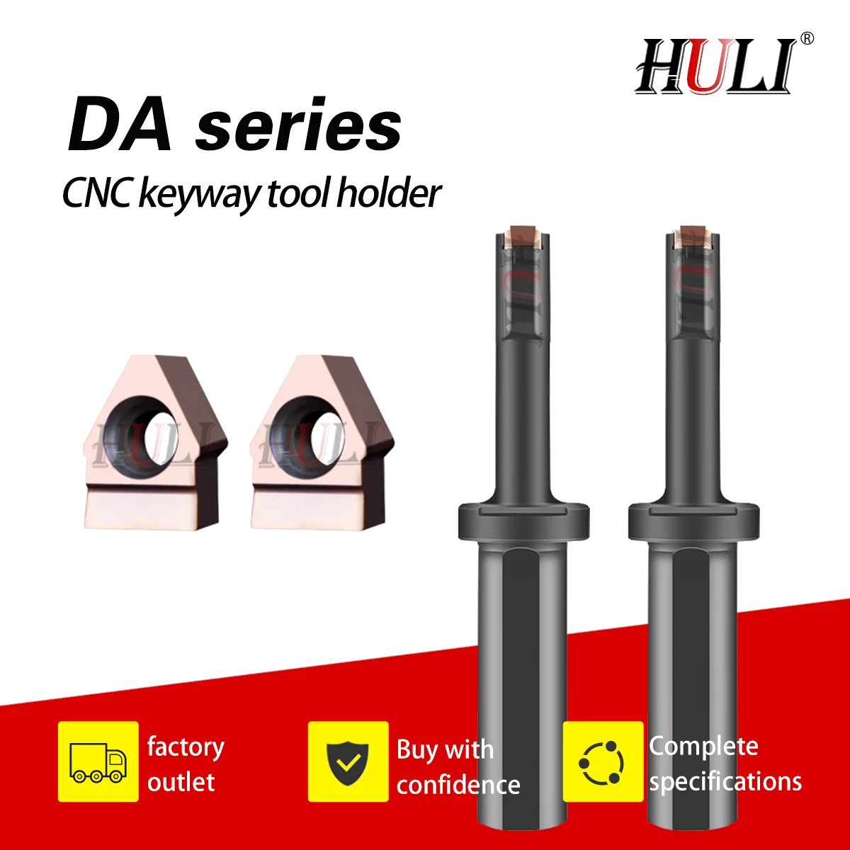DW-Serie CNC-Drehmaschine Keilnut-Drehwerkzeuge Fräser DW-2 2 mm/DW-14 (7,5) 14 mm Keilnutklinge DA2-3-40L-13,5F-C25/DA2-3-15F-C12 Image