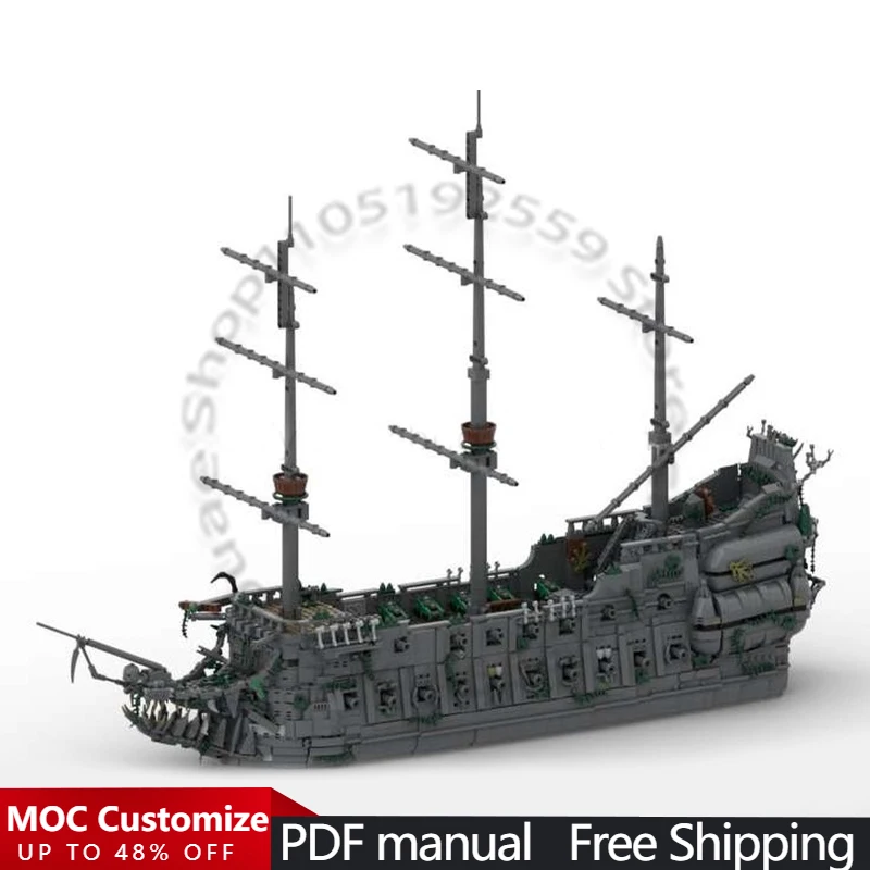 5716-teiliges Kriegsserien-Piraten-MOC-Set, Modulares Baustein-Modell für Kinder, Beliebtes Kreatives Design, DIY-Spielzeug für Jungen, Festtagsgeschenk Image