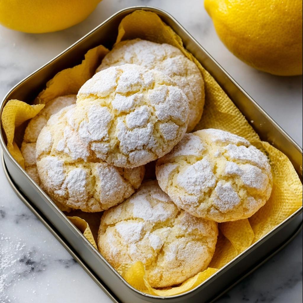 Ricetta per biscotti morbidi al limone in formato PDF - Ricetta facile per biscotti al limone - Ricetta per dessert agli agrumi - Ricetta per biscotti
