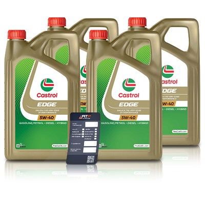 Castrol 20 L EDGE 5W-40 + Ölwechsel-Anhänger [Hersteller-Nr. 15F7D7] Image