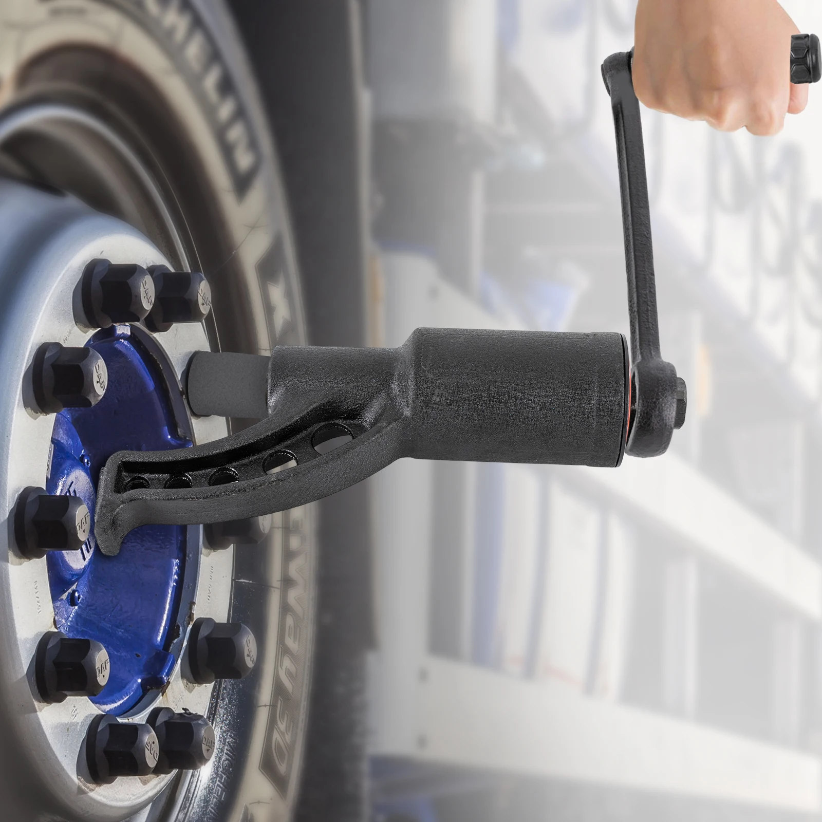 Handbuch Legierter Steel Schwarz Drehmomentvervielfältiger, 1:64 Drehmomentverstärker, Drehmomentverstärker Radschlüssel Set Image