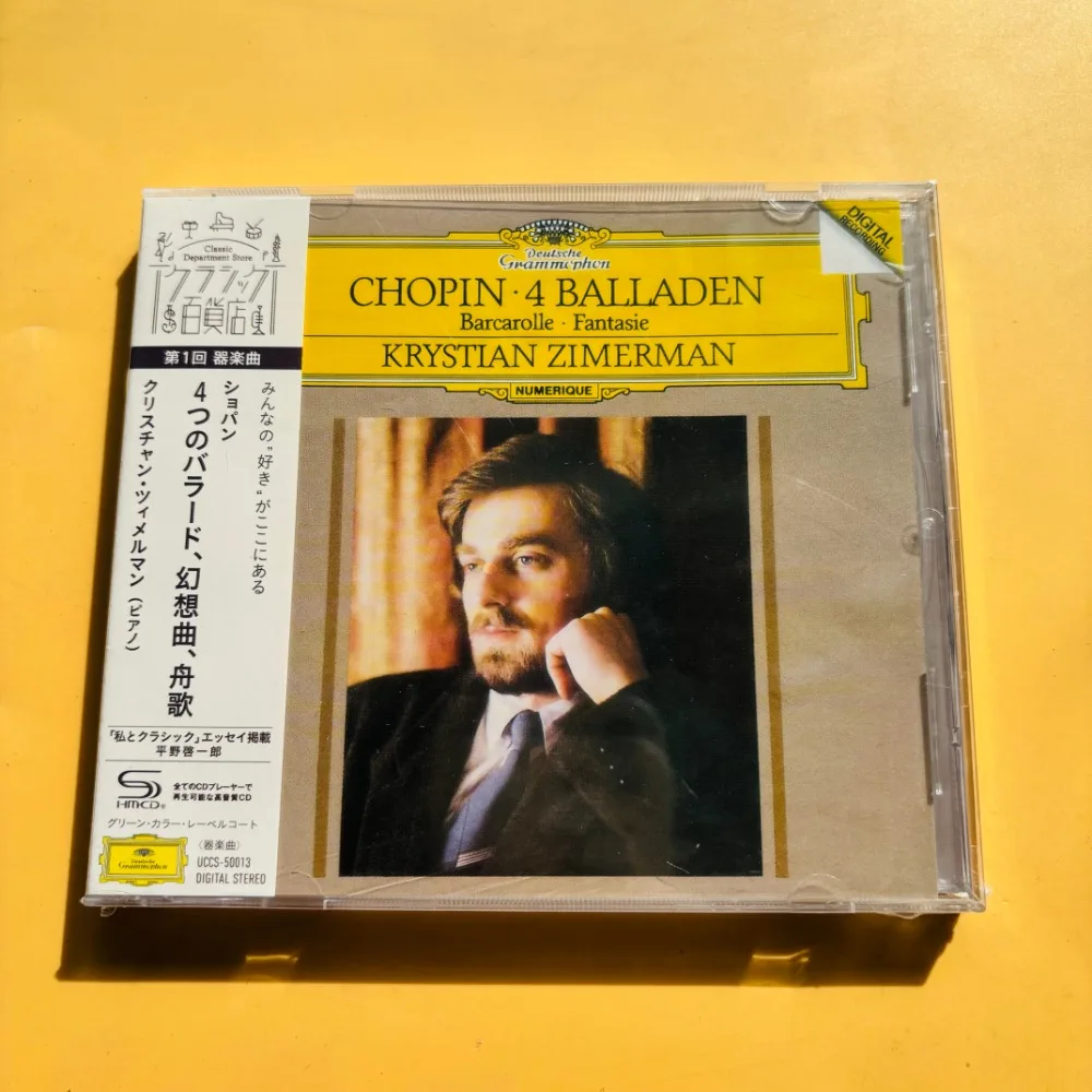 Chopin 4 Ballades Fantaisie Barcarolle Krystian Zimerman Klassische Musik CD Brandneu Versiegelt Image