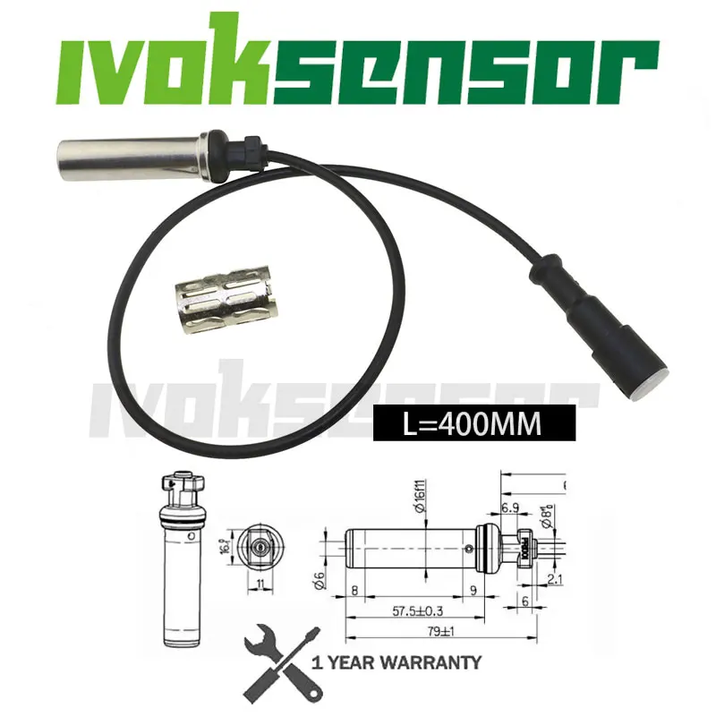 Radgeschwindigkeits-ABS-Sensor für Meritor WABCO 4410329050 4410329632 4410324430 4410329682 Passend für RENAULT MAN DAF Benz MB VOLVO SCANIA Image