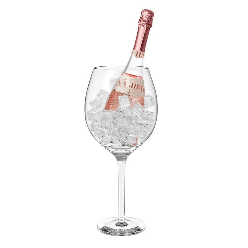 Riesiges Weinglas, riesiges Stielglas, kreativer, übergroßer Kelch, extra große Champagnergläser, Bierkrug, Rotweingläser Image