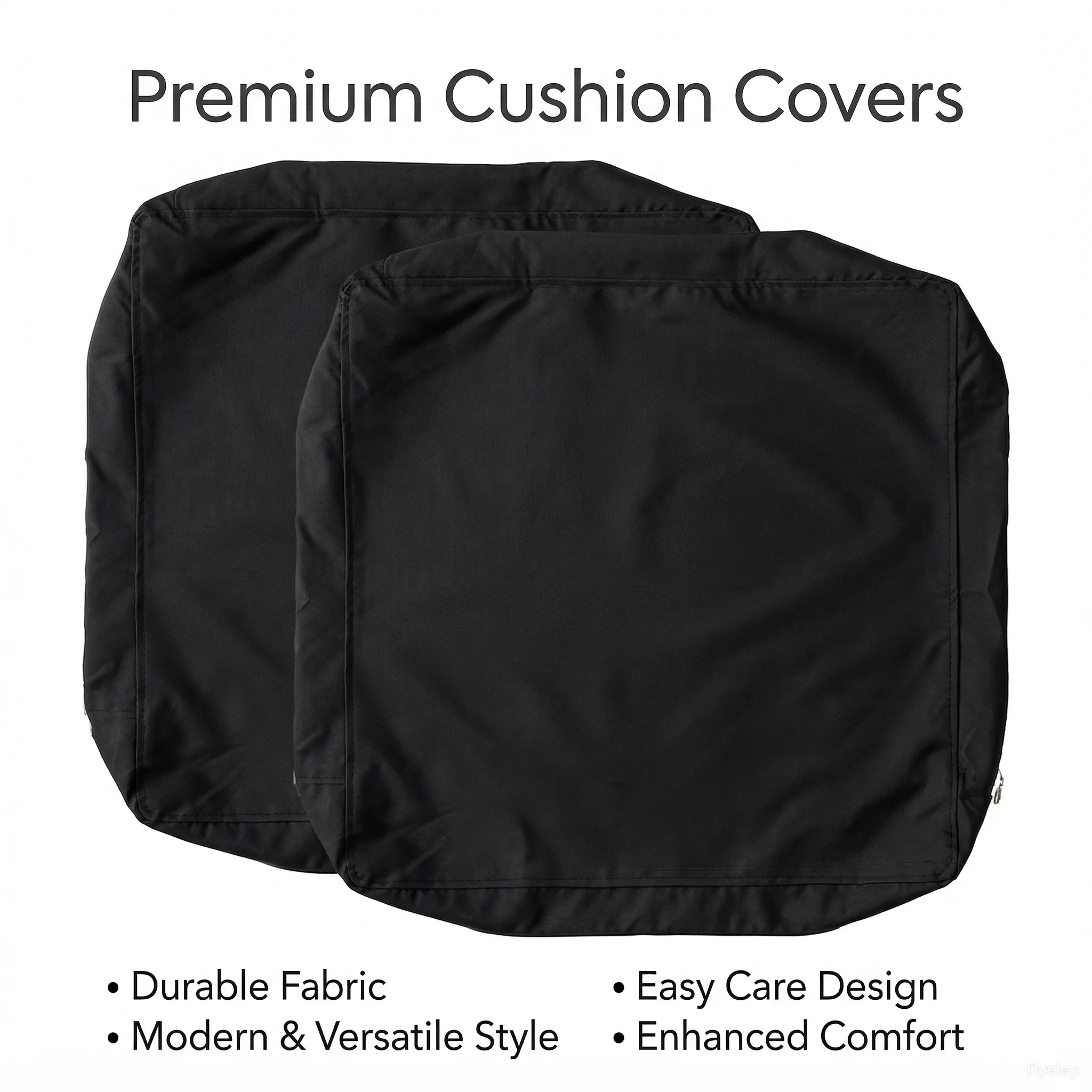 1-teiliges Outdoor-Sitzkissen-Set – Langlebiger, abnehmbarer Bezug – Hochelastische, quadratische Schaumstoffkissen für Gartenstühle und Sofas