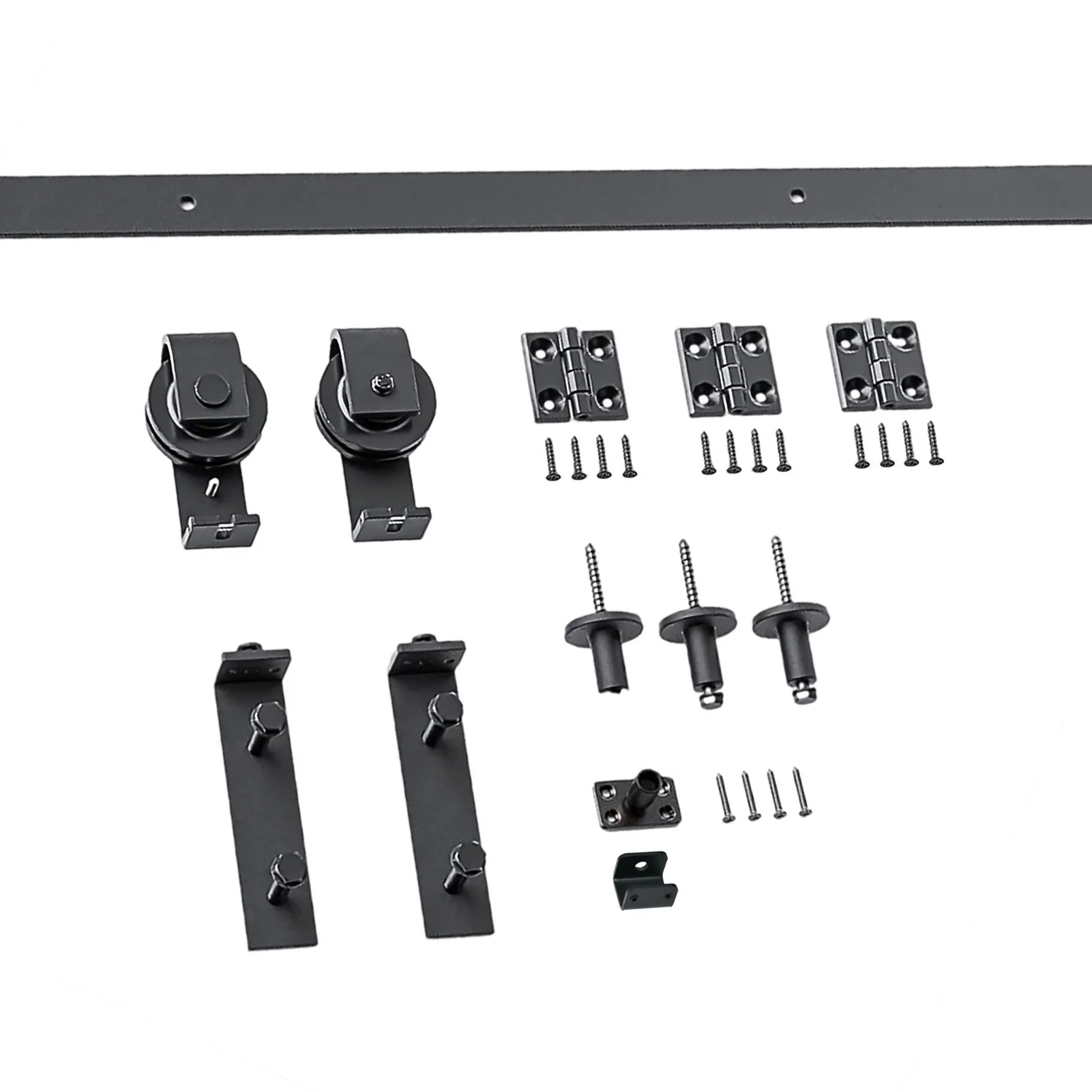 J-förmiges Falttür-Hardware-Set 36 Zoll Falttür-Schiebesystem-Hardware-Set