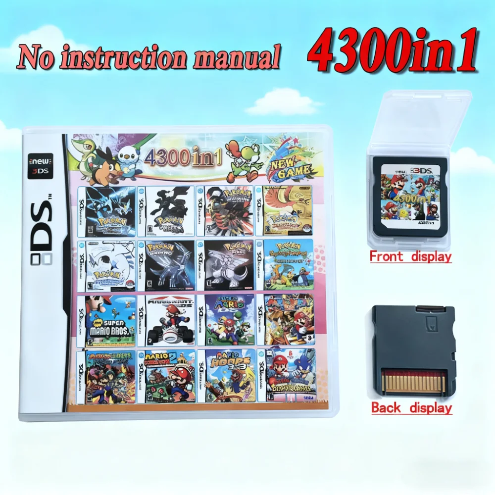 486-in-1-Zusammenstellung DS NDS 3DS 3DS NDSL-Spielkassettenkarte Videospiel Handheld-Player-Spielkarte (R4-Karte)