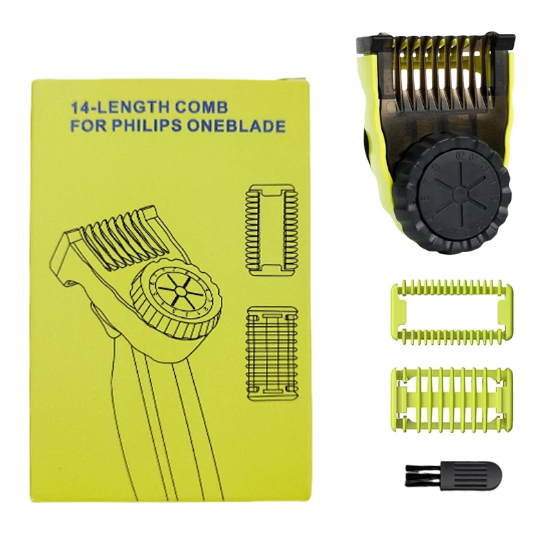 14-in-1 Verstellbare Schutzkämme für OneBlade QP2520 QP2630 QP2724 QP2834 Elektrorasierer Ersatz-Kit Image