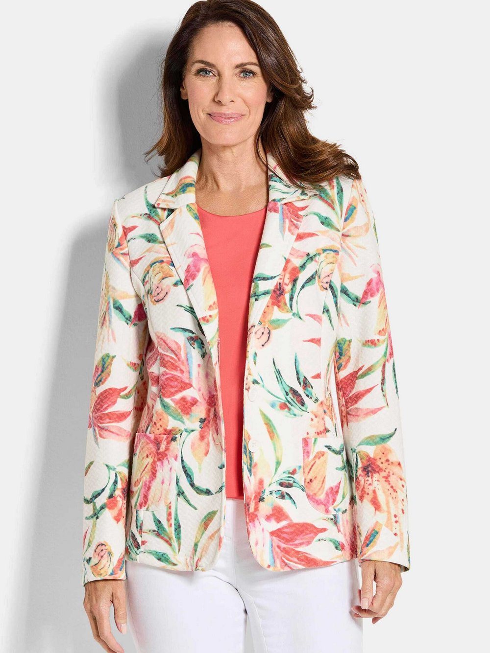 Goldner Blazer Damen mehrfarbig, 48 Image