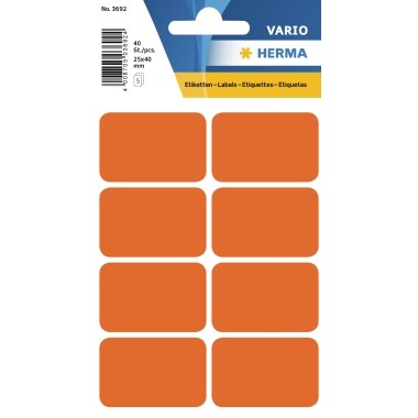 HERMA Vielzwecketikett 3692 26x40mm rot 40 St./Pack. Image