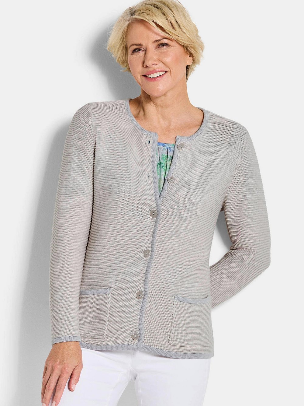 Goldner Strickjacken Damen beige, 22 Image