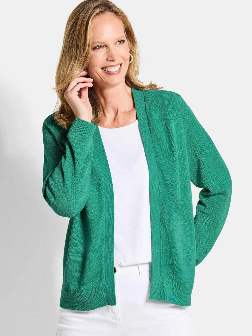 Goldner Strickjacken Damen grün, 24 Image