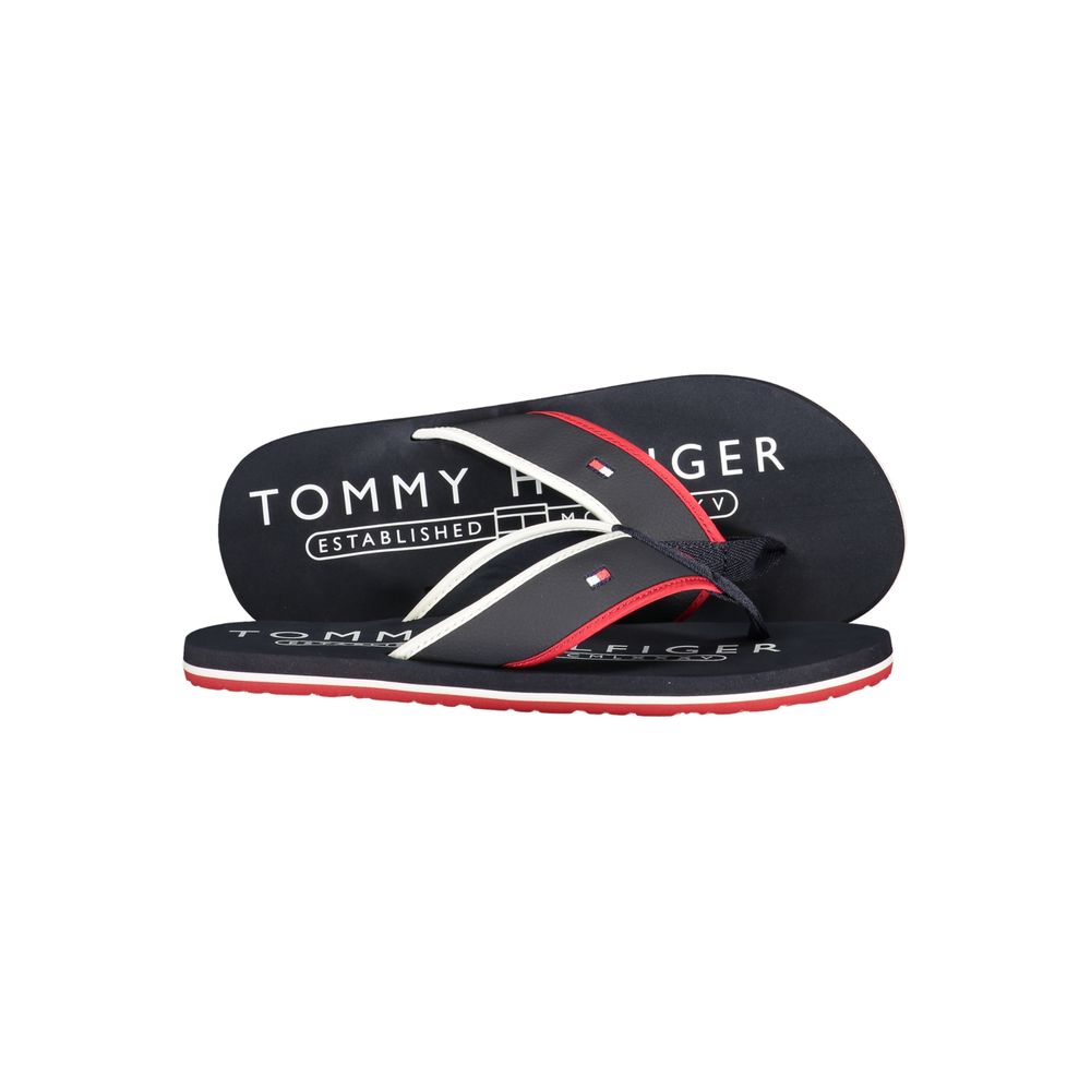 Tommy Hilfiger Blaue Polyurethan Herren Slide-Sandale