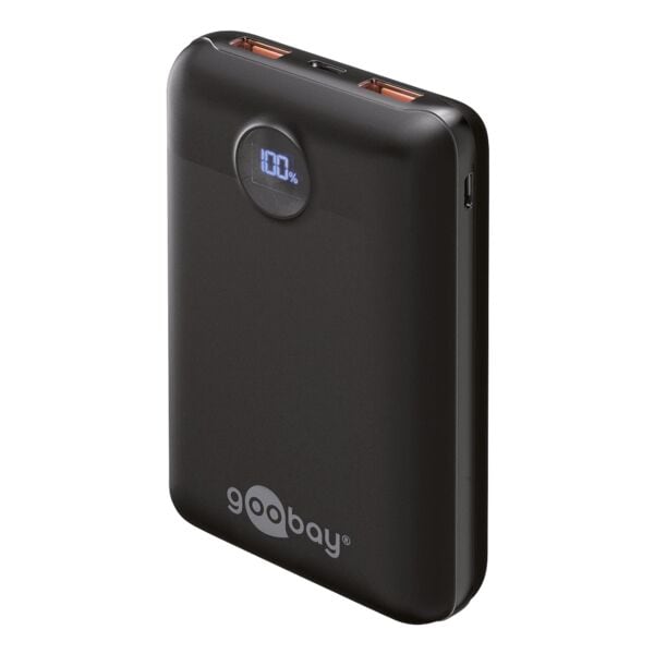 goobay Schnelllade Powerbank 20000 mAh schwarz schwarz, 7x10.9x2.83 cm Image