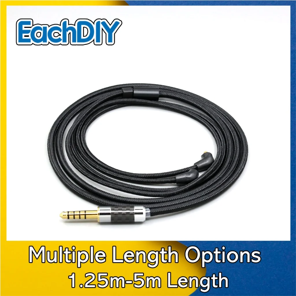 2,5 mm 4,4 mm superweiches Kopfhörer-Nylon-OFC-Kabel für Etymotic ER4SR ER4XR ER3XR ER3SE ER2XR ER2SE LN007512 Image