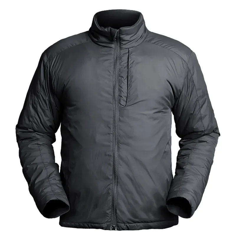 Winterjacken für Herren, Parkas, warme, leichte, tragbare Oberbekleidung, taktische Jacke, wärmereflektierend, winddicht, Wandermantel, Windjacke Image