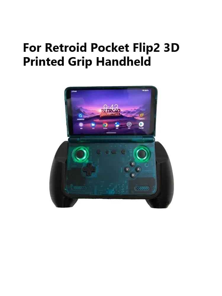 Für Retroid Tasche Flip2 RP Flip2 3D Gedruckt Grip Handheld Retro Spiel Controller Videospiel Konsole DIY Controller Image
