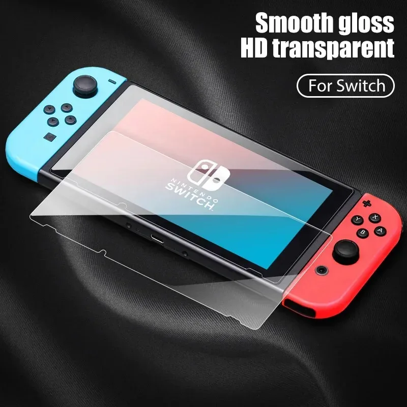 1–4 Stück gehärtetes Glas für Nintendo Switch OLED, 3 Stück Displayschutzfolie für Nintendo Switch Switch Lite, Schutzglas Image