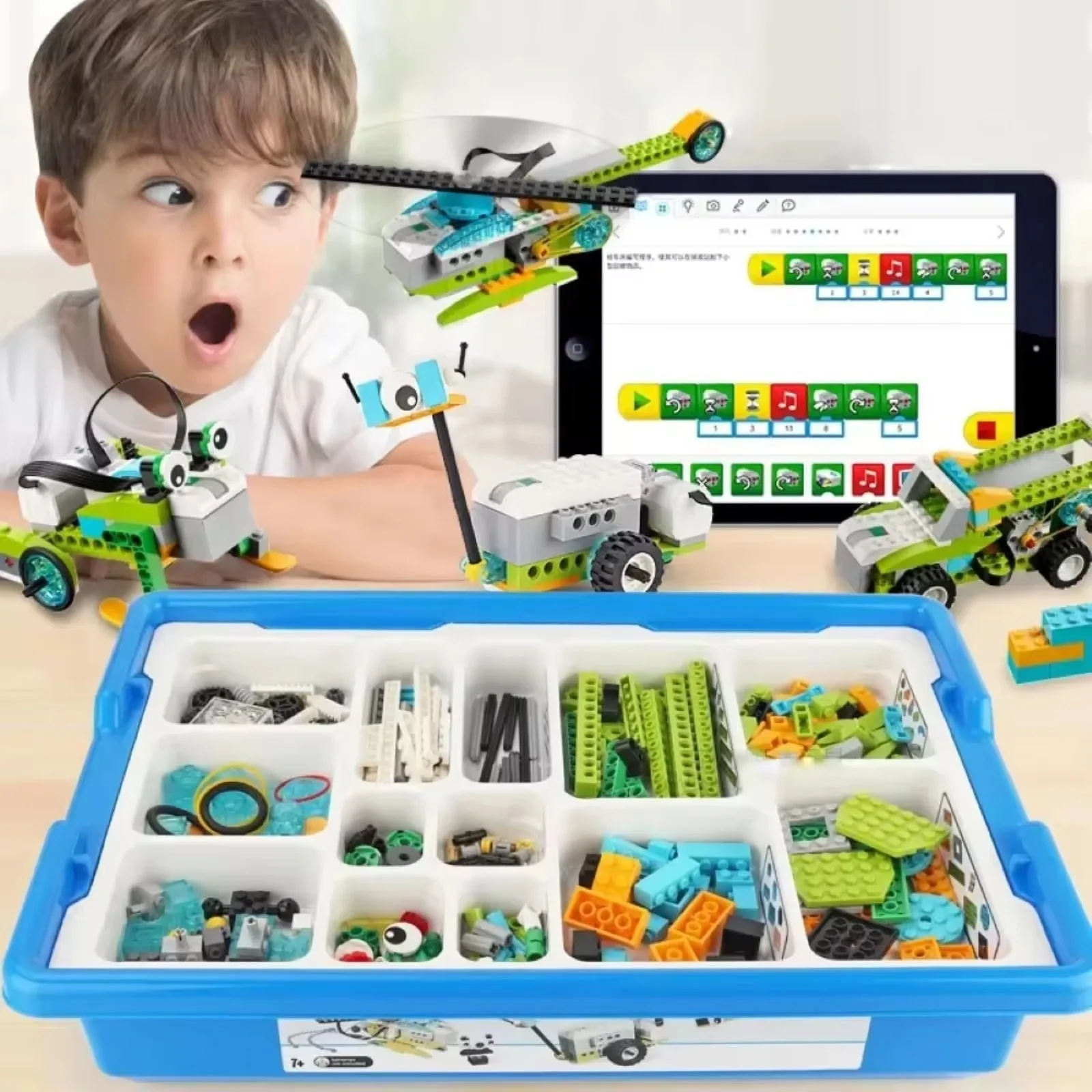 STEM Lernbausteine Do2.0 Core Kit 280 Teile mit Elektronischen Sensoren für Roboter-Programmierung 45300 DIY Lernbausteine Image