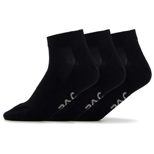 P.A.C. - Logo-Socke 3-Pack Everyday Sneaker - Multifunktionssocken 43-46 | EU 43-46 schwarz
