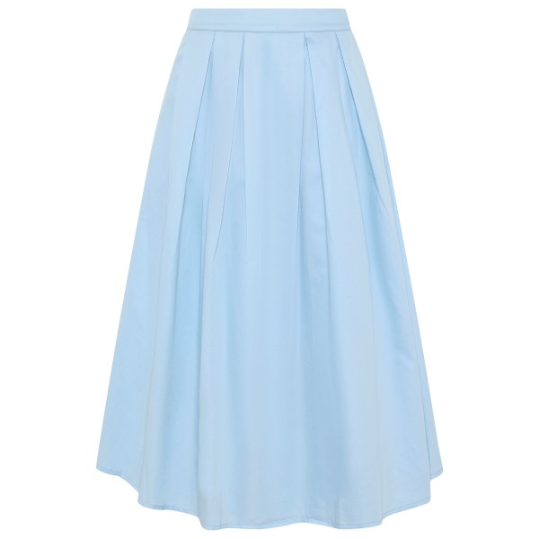 KnowledgeCotton Apparel - Women's Organic Cotton Pleated Skirt - Rock Gr XL blau