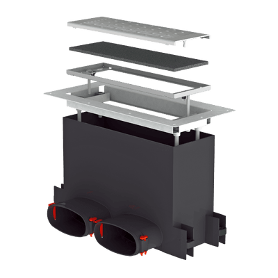 Helios FRS-WBK 2-51 - Wand-Boden-Kasten 2 x Oval 51 - 03877 - LB15957 Image