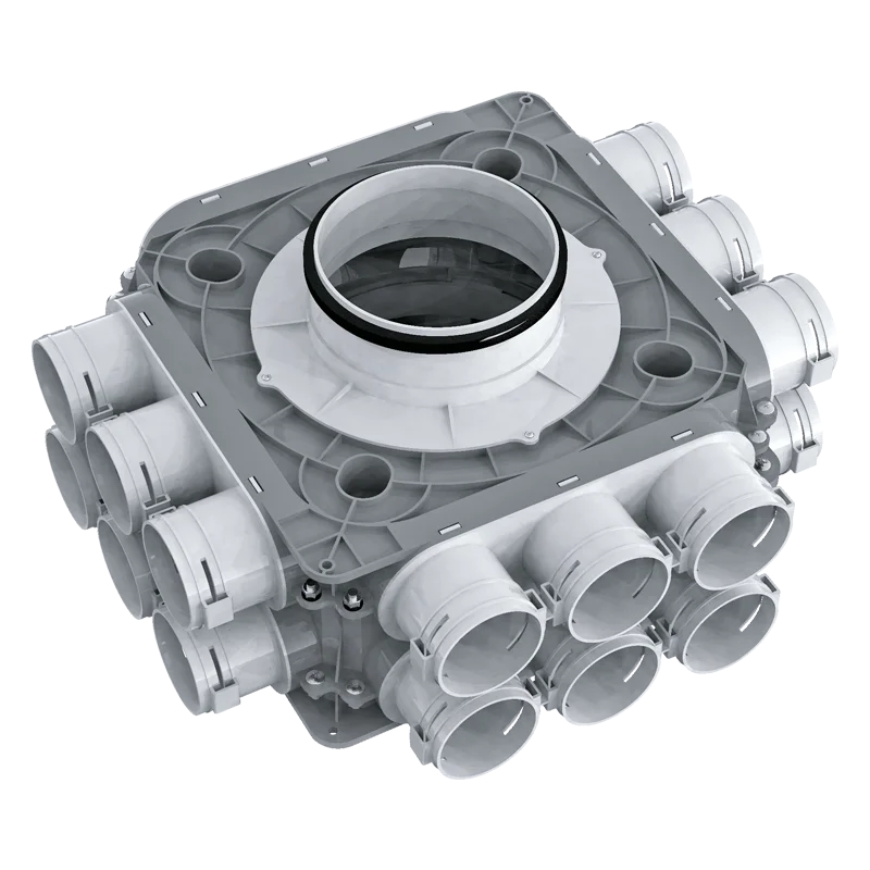 BlauFast Kunststoffverteilerkästen 63 mm - Blauberg Ventilatoren - LB11397.14 Image