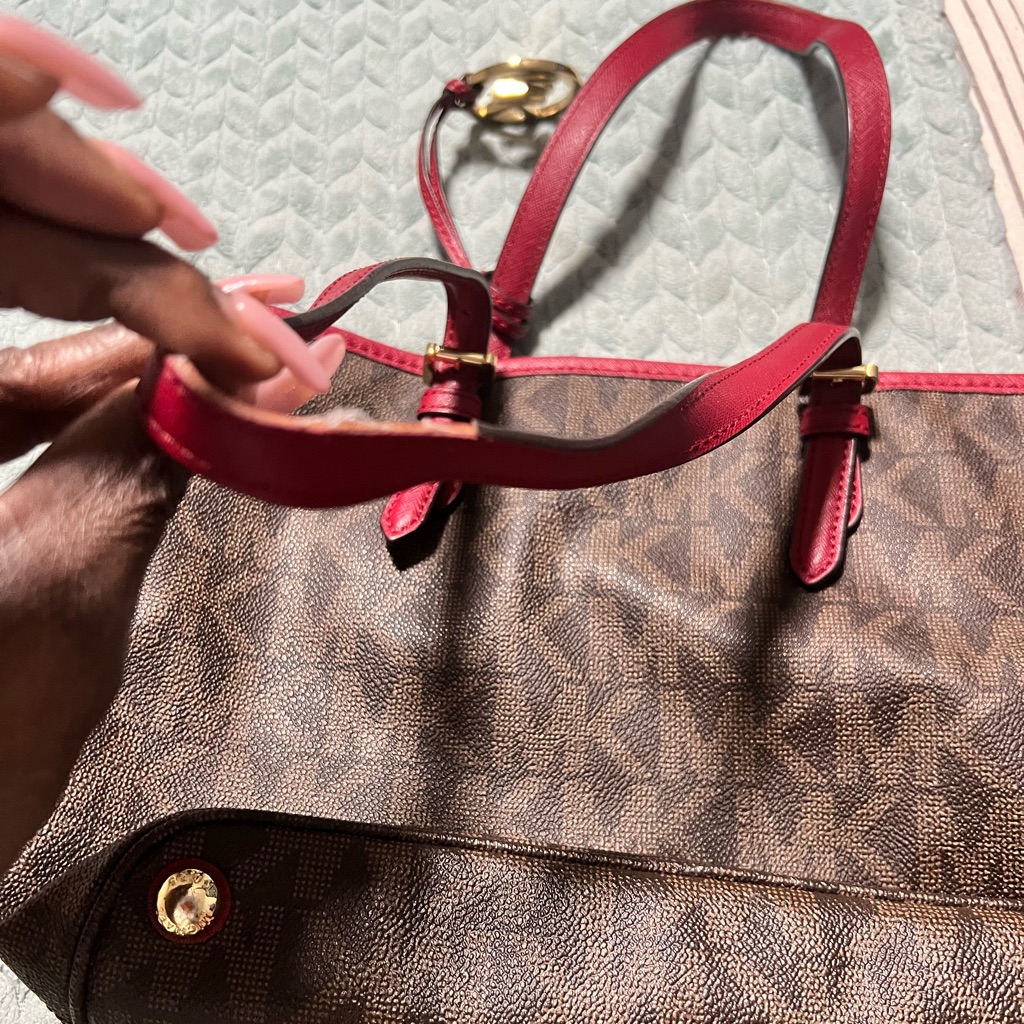 Michael Kors Bags | Beautiful Michael Kors Handbag | Color: Brown/Red | Size: Os