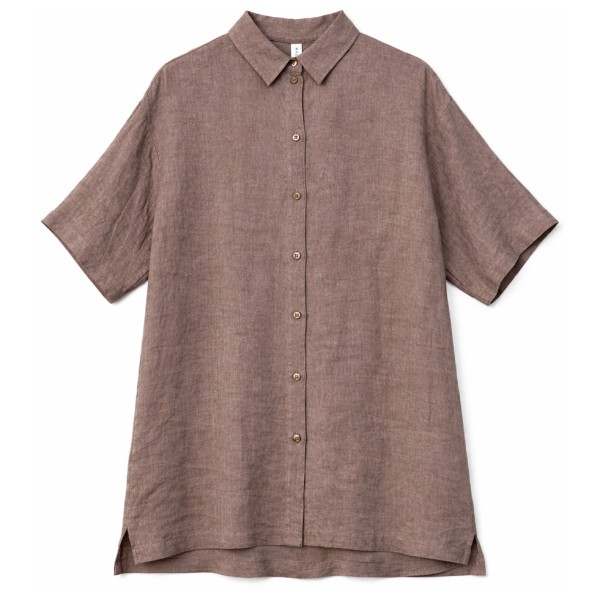 Mazine - Women's Linen Shirt Dress - Kleid Gr M braun