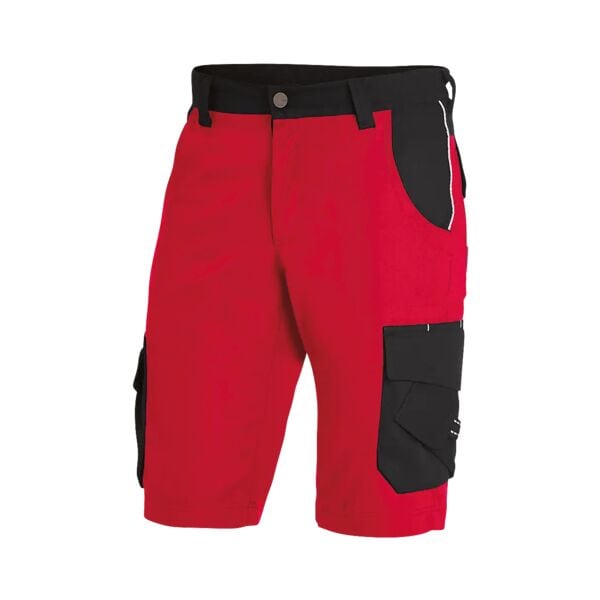 FHB Premium Arbeitsshorts »THEO Twill 300« Größe 50 rot
