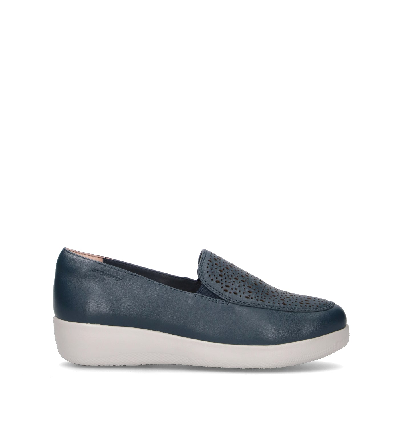 STONEFLY Scarpa comfort donna blu in pelle