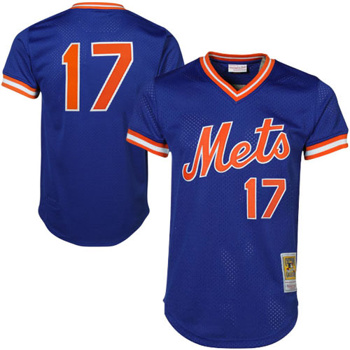 "Mitchell & Ness Keith Hernandez Royal New York Mets Authentic Batting Practice Jersey für Herren" Image