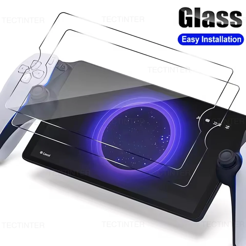 1/2 Stück Displayschutzfolie aus gehärtetem Glas für Sony PlayStation PS5 Portal, kratzfeste Schutzfolie für PS5 Portal-Zubehör Image