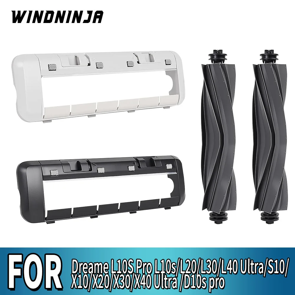 Für Dreame L10S Pro L10s/L20/L30/L40 Ultra/S10/X10/X20/X30/X40 Ultra/D10s Pro Roboterstaubsauger Ersatz-Rollenbürstenabdeckung Teile Image