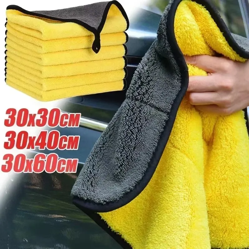 1/10/20 Pcs Extra Weiche Auto Waschen Mikrofaser Handtuch Auto Reinigung Trocknen Tuch Auto Pflege Tuch Detaillierung Auto WashTowel nie Scrat Image