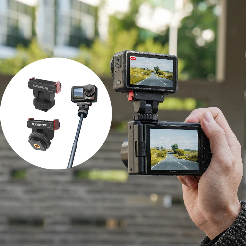 Magnetische Adapterhalterung für DJI Osmo 360 Action 5 Pro/Action 4/3/2 Kamera Zubehör DSLR Kamera Erweiterungshalterung Image