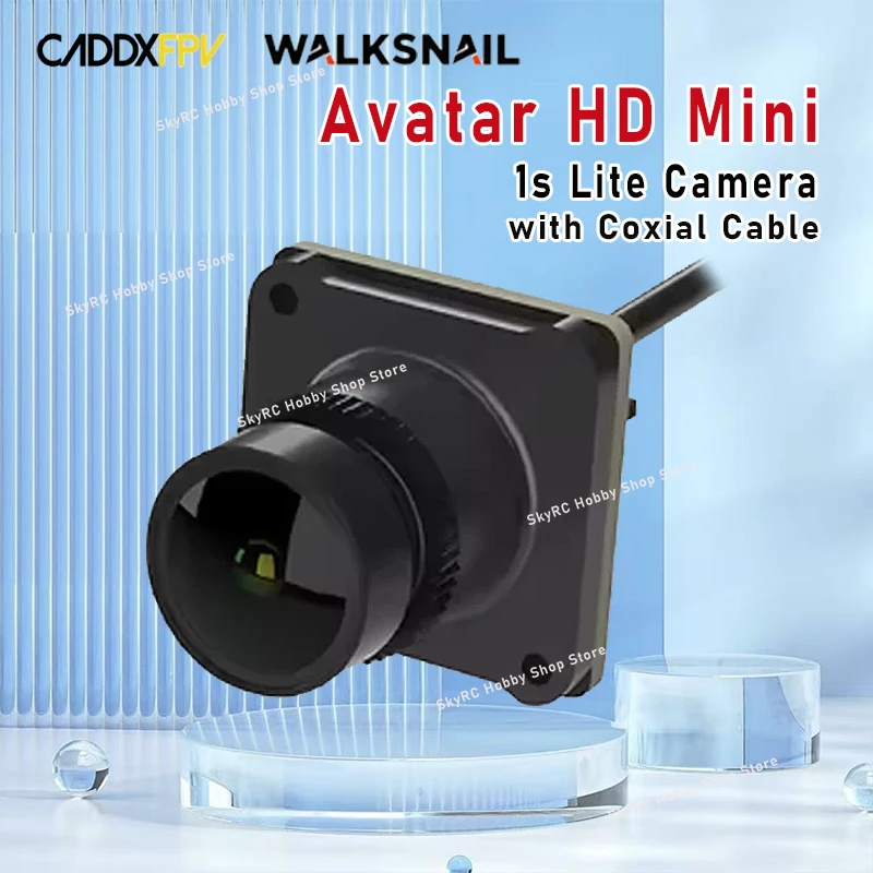 CADDX Walksnail Avatar HD Mini 1s Lite-Kamera – 2,1 mm Objektiv 170 ° FOV 1080P/60fps 1,8g 3,1-13V FPV-Kamera mit 32GB DVR Image