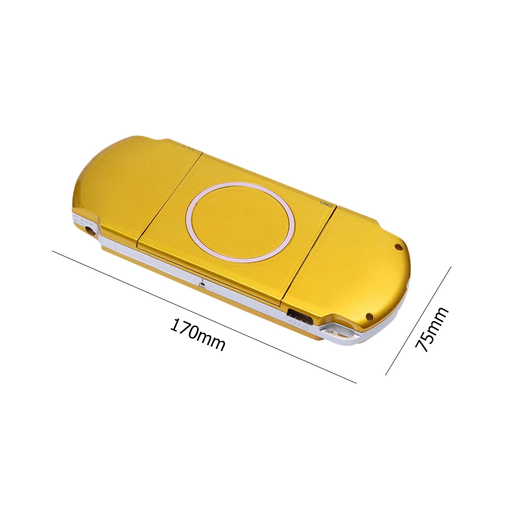 Coque de protection pour console de jeu avec kit de boutons, housse de protection de remplacement pour console de jeu PSP3000, accessoires pour console de jeu