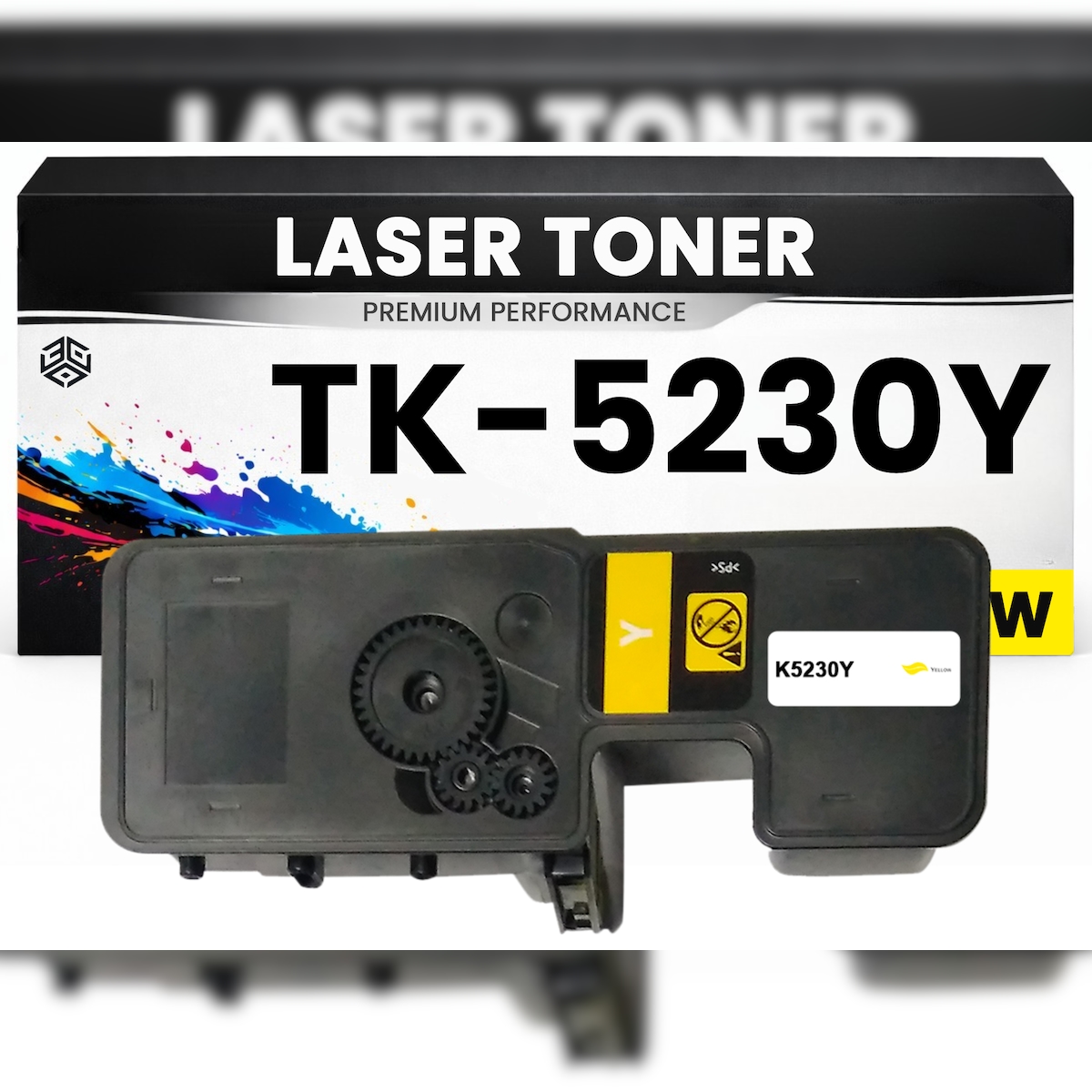 3DPlady Toner TK-5230Y Gelb für Kyocera TK5230Y Premium Alternative Günstig für Kyocera ECOSYS M5521cdw, KYOCERA ECOSYS M5026cdw Image
