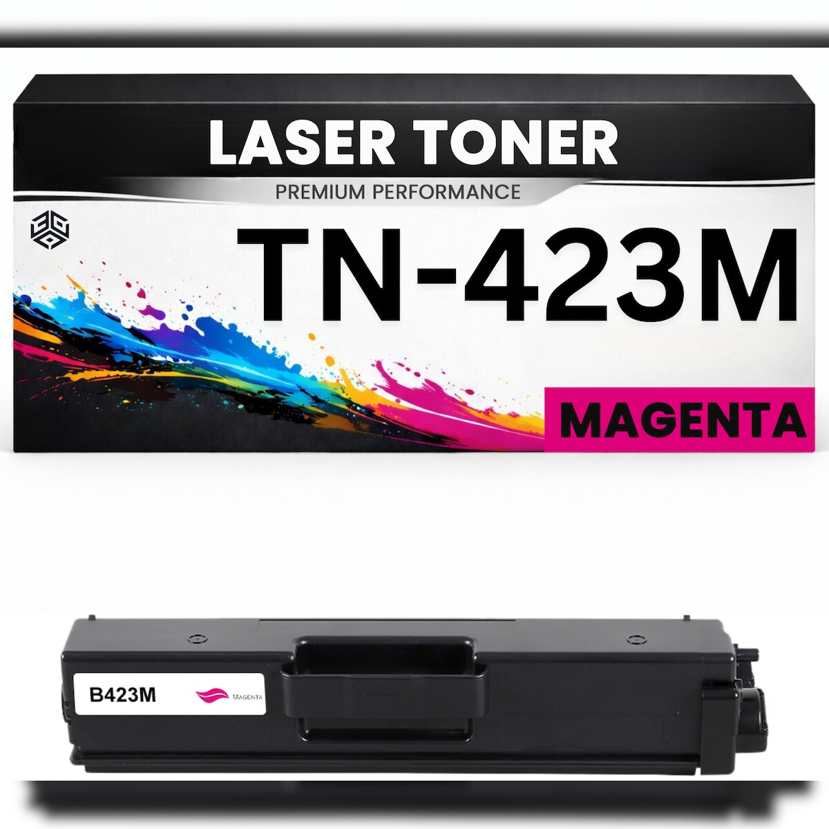3DPlady Toner TN-423M Magenta für Brother kompatibel TN423M Premium Alternative Günstig DCP-L8410CDW HL-L8260CDW/8360CDW MFC-L8690CDW/8900CDW HL-L8360CDW Image