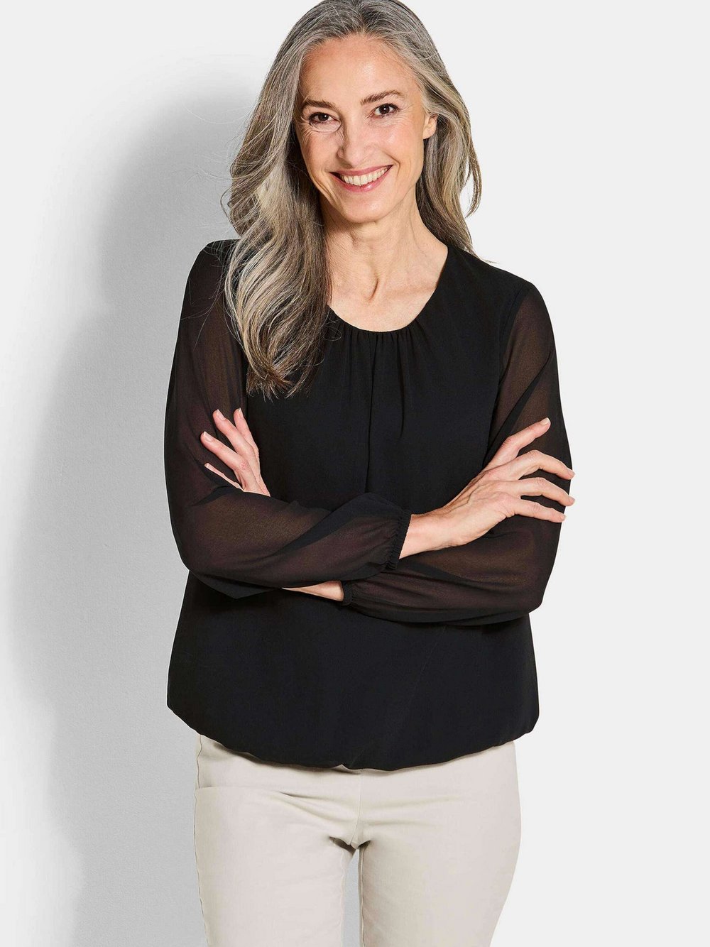 Goldner Blusen Damen schwarz, 25 Image