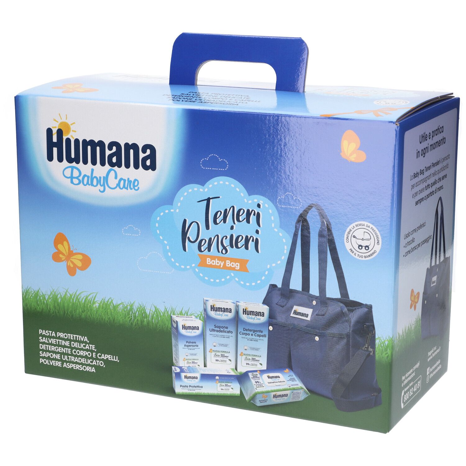 Humana Babycare Teneri Pensieri Baby Bag Pasta Protettiva + Detergente