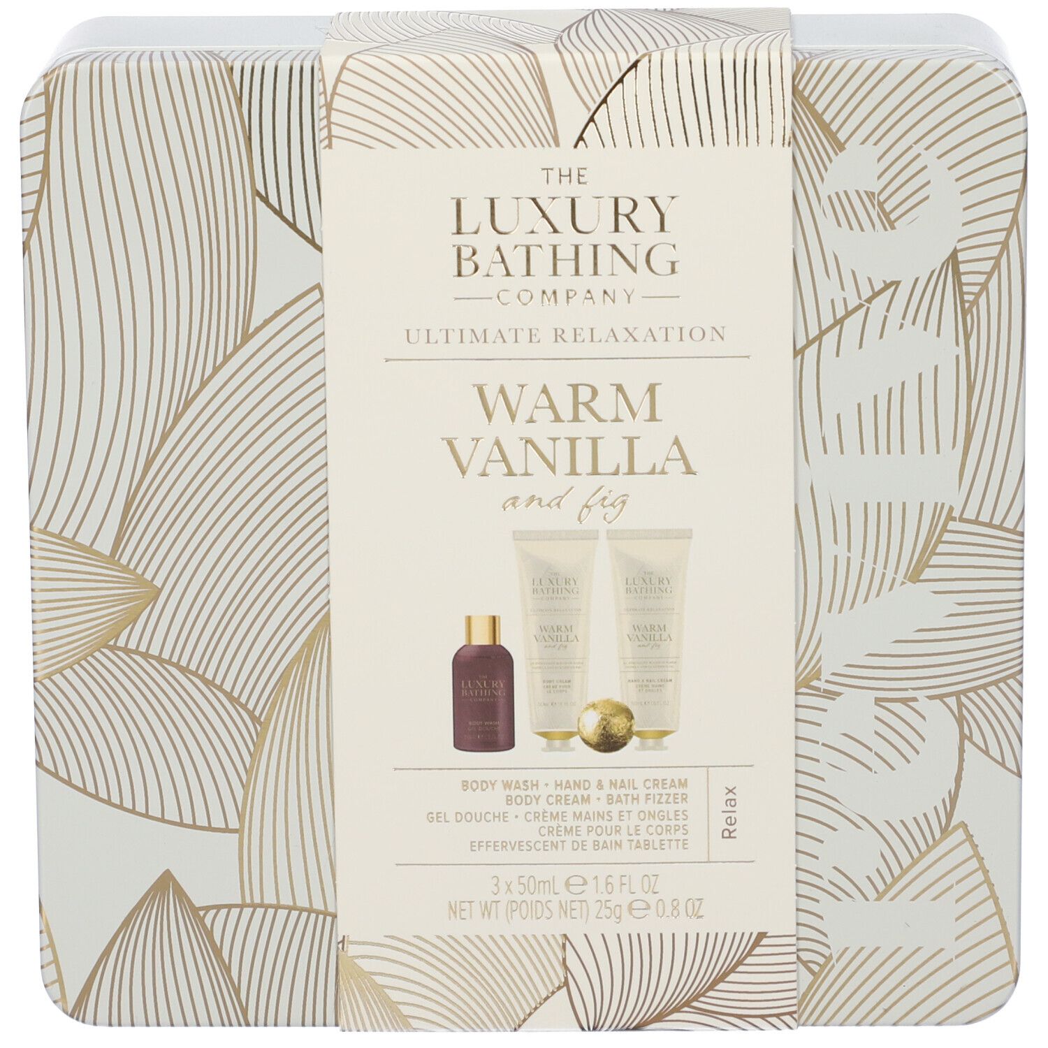 The Luxury Bathing Company Set Regalo Vaniglia Calda e Fico Gel Doccia